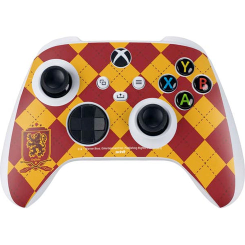 Wizarding Worlds Harry Potter Gryffindor Huse Crest Xbox Series S Controller Skin
